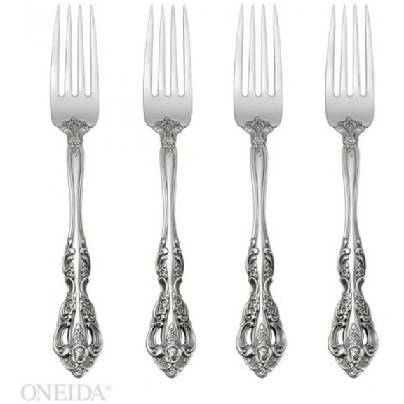 Oneida Michelangelo Set Of 4 Dinner Forks