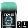 thumbnail image 3 of Axe Deodorant Stick For Long Lasting Odor Protection, Aluminum Free Apollo Sage & Cedarwood Men's Deodorant, 3 oz Twin, 3 of 11