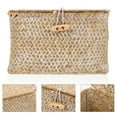 thumbnail image 6 of Himition Square House Storage Box Decorative Storage Baskets Bamboo Woven Storage Box Home Storage Baskets Small Storage Bins with Lids, 6 of 6