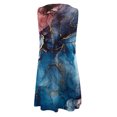 thumbnail image 5 of Vestido suelto con estampado de cuello redondo sin mangas informal de verano con estilo para mujer OAVQHLG3B Store lin121212, 5 of 5