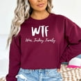 thumbnail image 3 of WTF Thanksgiving Sweatshirt, Cute Thanksgiving Shirt, Fall Clothing, Thankful Family Shirts, 3 of 6