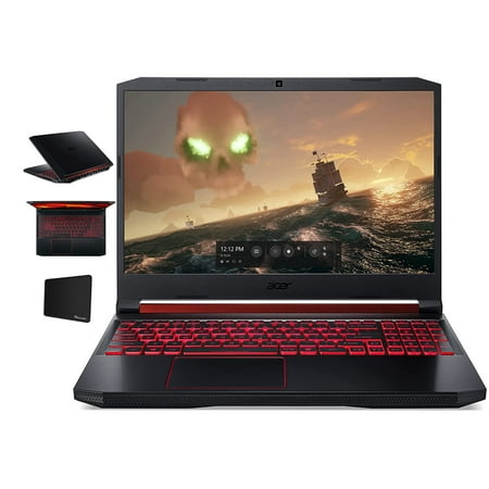 Acer Nitro 5 Gaming Laptop,Intel Core i5-10300H, NVIDIA GeForce GTX 1650, 15.6" Full HD IPS Display, 8GB DDR6, 512GB NVMe SSD, Wi-Fi 6, Backlit Keyboard, Windows 10 Home with Tigology Accessories