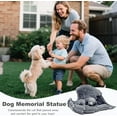 thumbnail image 4 of AUHomi Dog Memorial Gift for Loss of Dog, Peaceful Sleeping Solar Angel Dog Statue Outdoor Waterproof, Resin Dog Figurine Pet Memorial Stone for Garden Grave Markers, Loss of Pet Sympathy Gift (Dog), 4 of 8