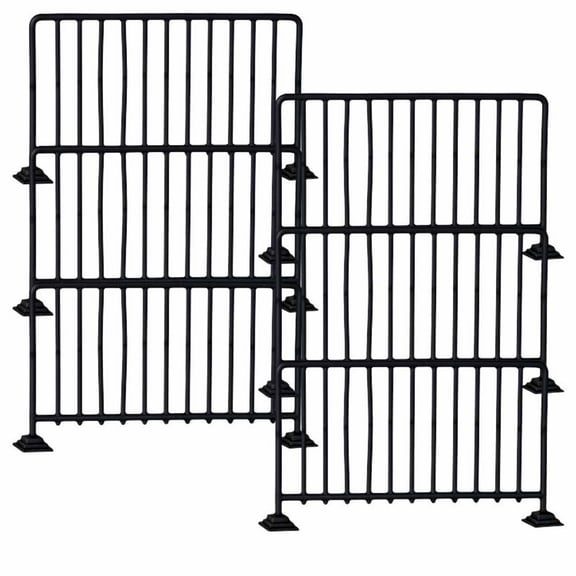 Set of 6 Black Guardrails for WWE & AEW Wrestling Action Figures