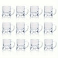 thumbnail image 1 of 12PCS Mini Beer Mug & Shot Glass Set - Premium Clear Steins with Handles for Shots, Beers & Whiskey Tasting - Perfect for Festive Birthday BBQs, Bar P, 1 of 5