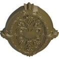 thumbnail image 3 of Ekena Millwork 26 3/8"W x 17 1/4"H x 1 3/4"P Marcella Ceiling Medallion (Fits Canopies up to 3"), Hand-Painted Mississippi Mud, 3 of 4