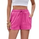 thumbnail image 3 of Pantalones Cortos Texturizados Activewear Lounge Rosa Rojo L, 3 of 10