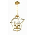 thumbnail image 3 of Crystorama Lighting - Broche - 4 Light Lantern-Antique Gold Finish, 3 of 8