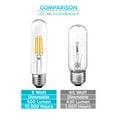 thumbnail image 5 of Luxrite 6-Pack T10 LED Bulb 5W=60W 2700K Warm White Edison Bulb 500 Lumens Tubular Light Bulb Damp Rated UL Listed E26, 5 of 7