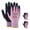 Pink, variant on KAYGO Work Gloves for Women, 3 Pairs, Eco Friendly Safety Work Gloves with Breathable Rubber Coated, KGE19, S, Purple