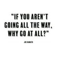 thumbnail image 2 of ArtsyQuotes 14x12 White Modern Wood Framed Museum Art Print Titled - Joe Namath Quote: Going All the Way, 2 of 4