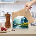 thumbnail image 6 of Table Napkin Holder, One Sizex2 Kitchen Napkin Holder Acrylic Napkin Holder Restaurant Napkin Holder Watercolor Lake, 6 of 9