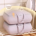 thumbnail image 4 of TechWave Large Capacity Quilt Storage Bag Oversized For Clothes Clothes Quilt Bag Moving Packing Bag Luggage Bag Purse Organization for Closet Sneaker Storage under Bed under The Bed Storage Shoes, 4 of 8