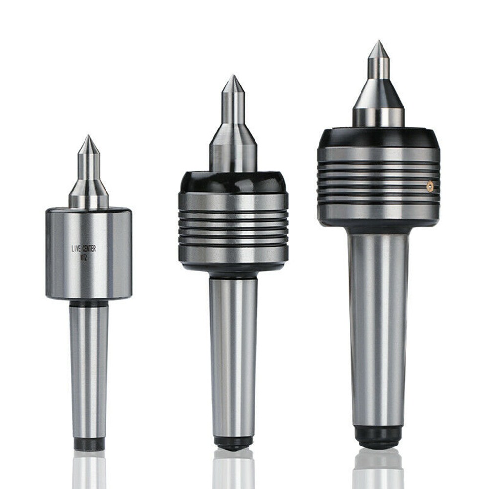 0.01mm Precision MT2 Live Tailstock Center For Wood Lathe - Hurricane Turning Tool With Bearings