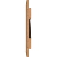 thumbnail image 3 of 16 1/8"W X 18"H Timbercraft Three 5 3/8" Boards Joined Board-N-Batten Shutters W/Z-Bar, Rough Sawn Western Red Cedar (Per Pair), 3 of 13