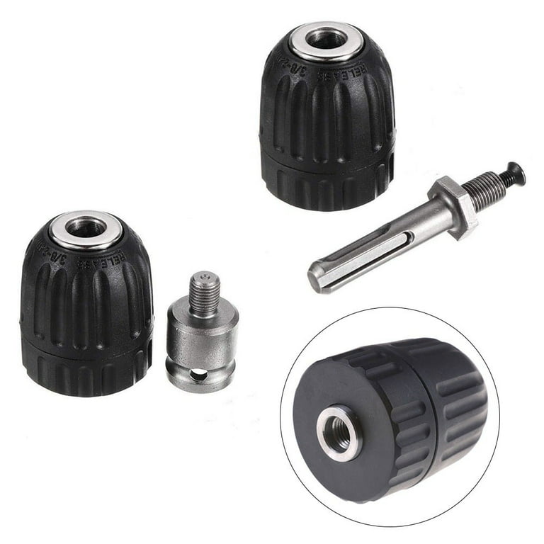 0.8 10Mm Keyless Drill Chuck 3 8 24Unf Thread Drill Bit Adapter