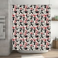 thumbnail image 7 of Shower Curtain, christmas cat Washable Shower Curtain for Bathroom, Waterproof Bathroom Shower Curtain Set with Hooks Long Shower Curtain 72x72in Home Decor, 7 of 7