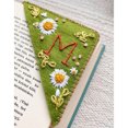 thumbnail image 1 of Embroidery Corner Bookmark Personalized Four Seasons First Letter Handmade Embroidery Corner Bookmark ,Good Material, 1 of 6