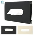 thumbnail image 2 of Deago Car Tissue Holder, Sun Visor Napkin Holder, Car Visor Tissue Holder, PU Leather backseat tissue case holder for car, Vehicle (Black), 2 of 9