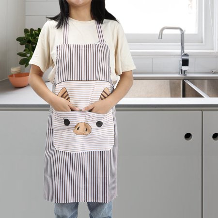 

Cartoon Apron Cooking Apron Cartoon Apron Polyester Oilproof Hanging Neck Apron For Baking Roasting CookingCoffee