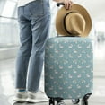 thumbnail image 2 of Blue Cartoon Unicorn Rainbow Cloud Star Butterfly Luggage Cover Fashion Suitcase Cover Baggage Covers Fit 25-28 Inch Luggage (Go Travel), 2 of 5