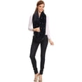 thumbnail image 5 of Sabby Long Thin Faux Fur Pearl Embellishment Warm Soft Infinity Scarf, 5 of 5