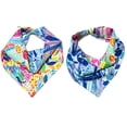 thumbnail image 3 of Bandanas para perros BFF set de 3 piezas, talla chica, hojas, 6 looks en 1, 3 of 5