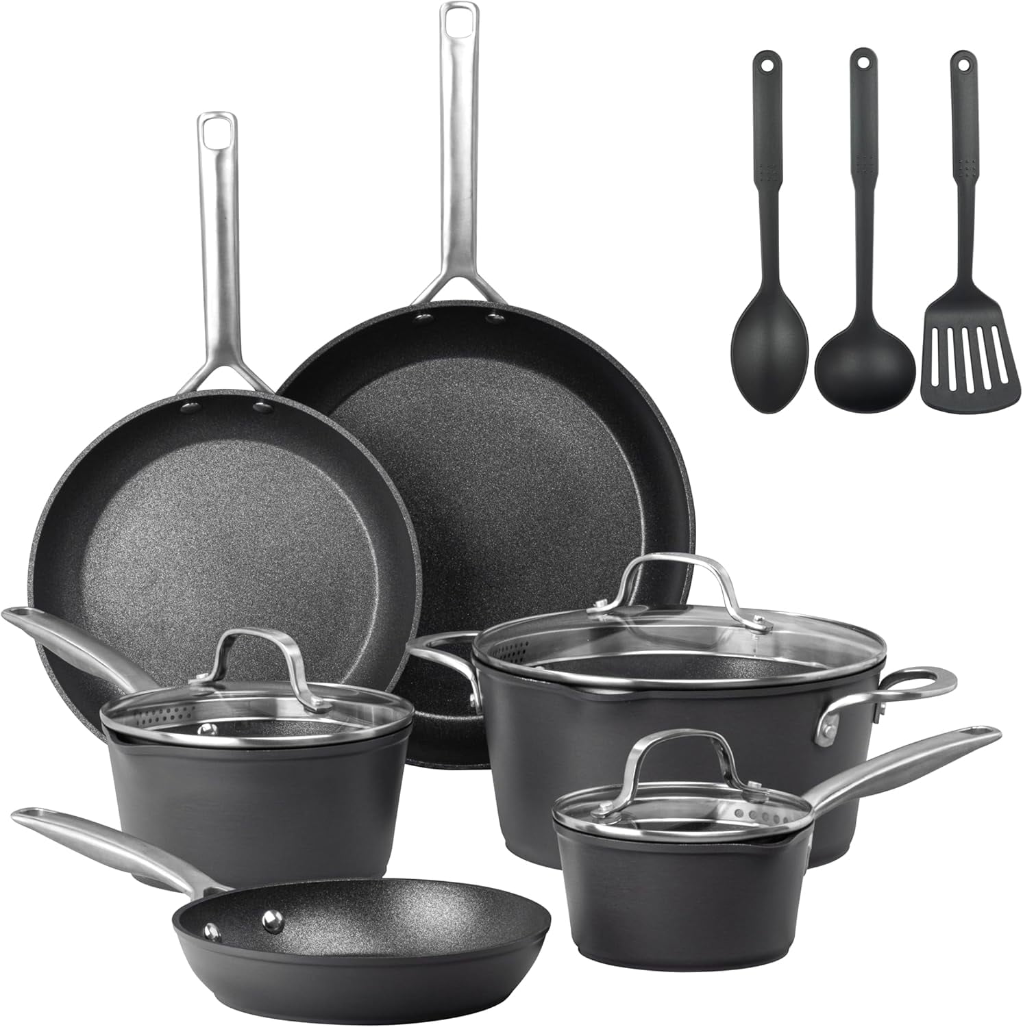 STONE  ロコハッチロンクスリフフティ 61720 V0058 Chopsticks - Black Chopstick Set w/Silverplated Tip - 5360S372