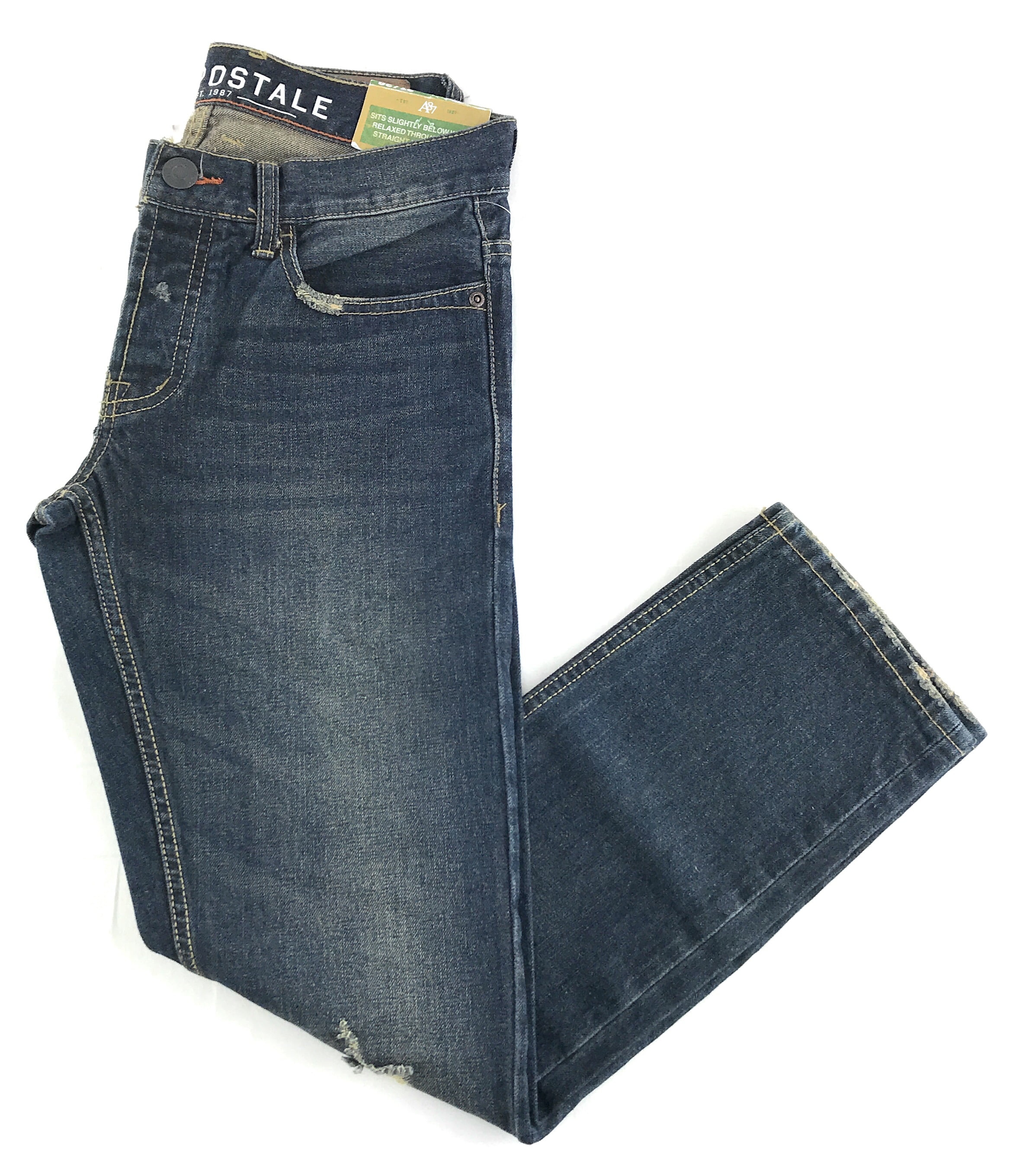 Aeropostale Mens Straight Dark Wash 