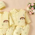 thumbnail image 7 of Zuwimk Baby Clothing Sets Unisex 7‑Piece Newborn Layette Essential Gift Bodysuit Outfit(A110-Yellow), 7 of 7
