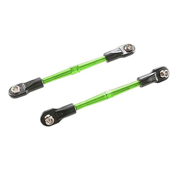 Traxxas 3139G Turnbuckles aluminum green anodized toe links 59mm