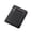 Black, variant on Fashion Coin ID Short Wallet Solid Color Men Open Purse Multiple Card Slots Clutch Bag Black