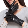 thumbnail image 4 of Moda Mujer Guantes cálidos de invierno Pan táctil y cálida con forro térmico Cuero para Senderismo Deportes al aire libre Baoblaze Guantes cálidos de invierno, 4 of 8
