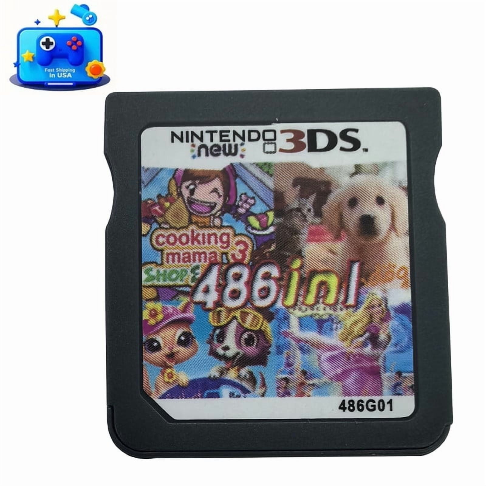 486 IN 1 DS Game, US Version, NDS game color box - Walmart.com