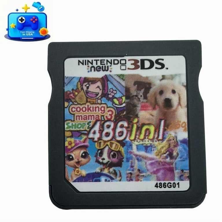 486 IN 1 DS Game, US Version, NDS game color box - Walmart.com