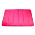 thumbnail image 1 of Agiferg Rugs Vertical Stripes Memory Foam Bath Mat Carpet Floor Mats Hot Pink, 1 of 2