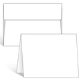 thumbnail image 1 of Ohuhu Blank White Cards and Envelopes 100 Pack - 5" x 7" Heavyweight Folded Cardstock and A7 Envelopes for DIY Greeting Cards Wedding Birthday Invita, 1 of 9