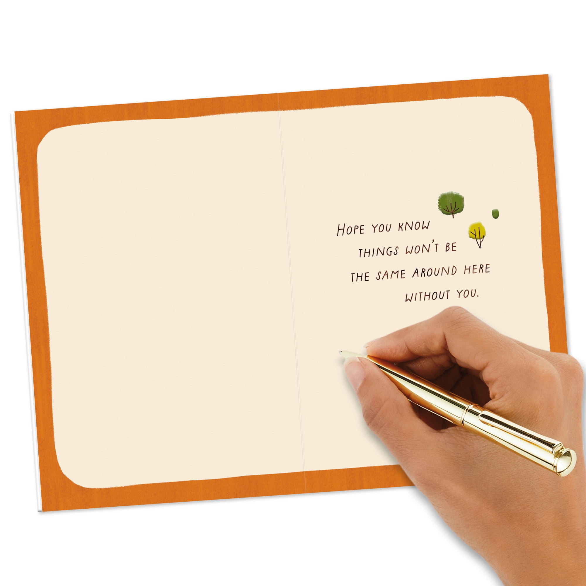 Hallmark Goodbye Card (Won't Be the Same Without You)