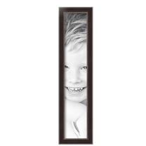 ArtToFrames 5" x 26" Dark Mahogany Silver Picture Frame, 5x26 inch Multi Wood Poster Frame (WOM-5024),  Pack