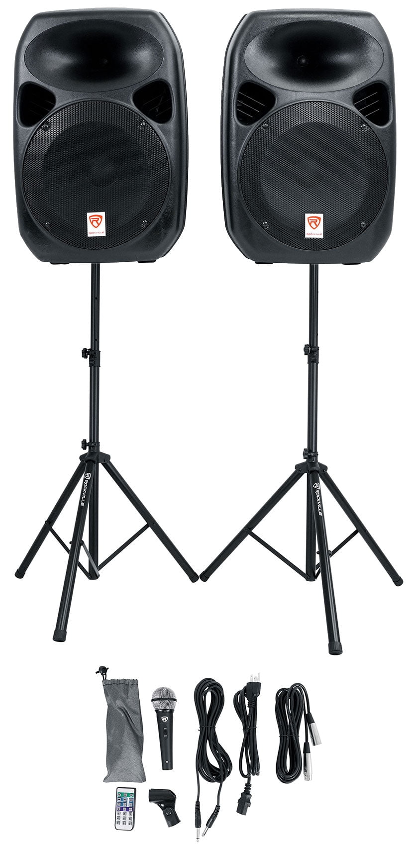 Rockville Dual 12" Android/iphone/ipad/Laptop/TV Youtube Karaoke Machine/System