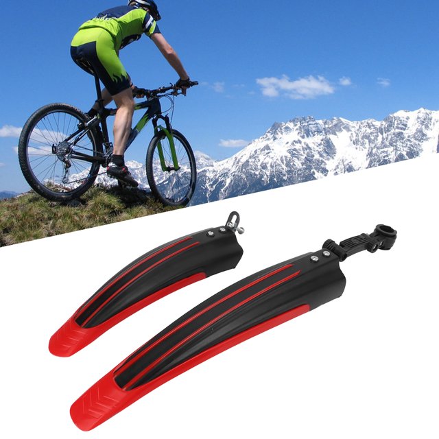 1Set Bicycle Front Rear Mudguard,Thickened Widened Mud Guard for Road Mountain Bike