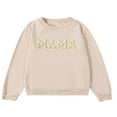 thumbnail image 1 of Mommy and Me Matching Outfits  Long Sleeve Letter Print Sweatshirts, 1 of 9
