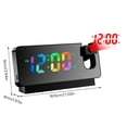 thumbnail image 4 of Projection Alarm Clock Reusable Digital Alarm Clock with Large 7.3” LED Display USB LED Digital Clock with 180° Rotatable Projector Portable Alarm Clock Projection for Home Bedroom, 4 of 10