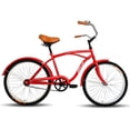 thumbnail image 1 of Bicicleta Black Panther Beach Cruiser R24 Caballero Rojo, 1 of 4
