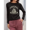 thumbnail image 2 of Farmhouse Christmas Rustic Holiday Women's Long Sleeve, 2 of 4