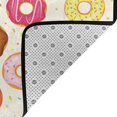 thumbnail image 4 of Donut Print No.9049 Shaggy Area Rug, Rugs for Living Room Bedroom Non Slip Door Mat Indoor Carpet Machine Washable Nursery Home Decor Floor Mats for Entryway 60x39in-#, 4 of 5