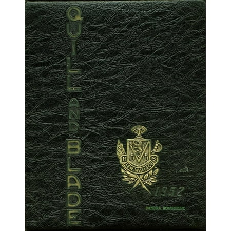 (Custom Reprint) Yearbook: 1952 Lew Wallace High School - Quill and Blade Yearbook (Gary IN)