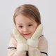 thumbnail image 2 of (Off White Size:S) Children's Knitted Mittens Ladies Gloves Fas, 2 of 5