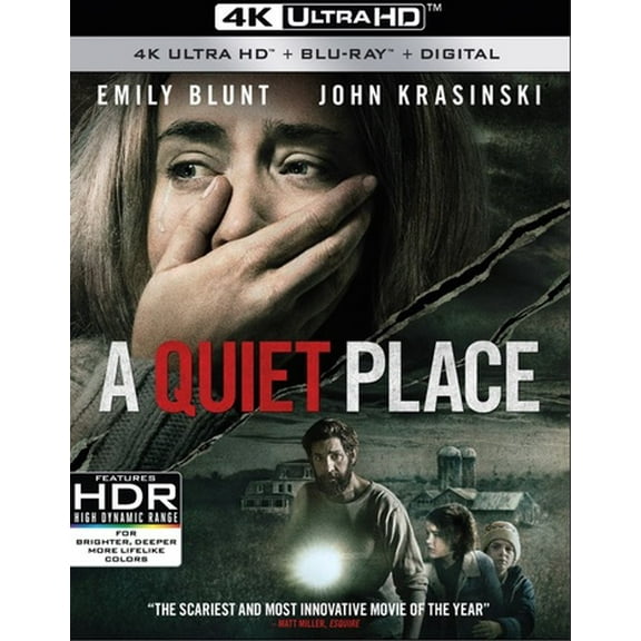 Pre-Owned A Quiet Place [4K Ultra HD Blu-ray/Blu-ray] (Blu-Ray 0032429308887) directed by John Krasinski