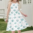 thumbnail image 4 of 5-6 Years Girls Summer Dress Elegant Princess Long Dress Wedding Guest Evening Party Gown for Teen Girls 3-14 Y, 4 of 7